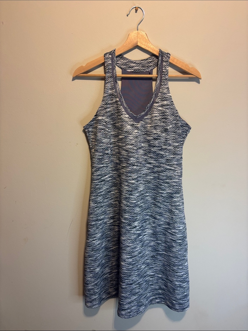 ✨NWT MPG Women’s Purple/Gray Heathered Racerback TravelDress Size Medium